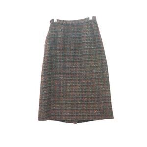 Vintage 1960s Century of Bostons Wool Pencil Skirt